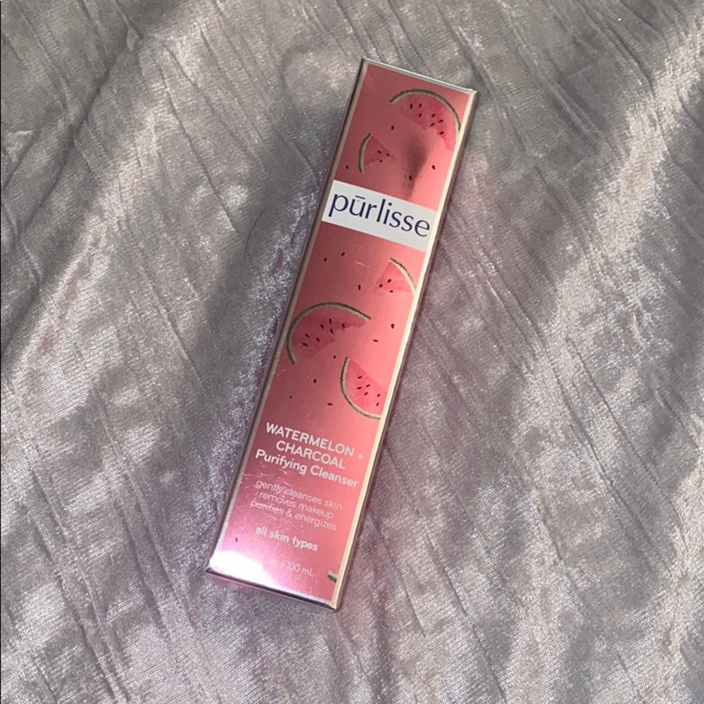 Purlisse watermelon charcoal purifying cleanser